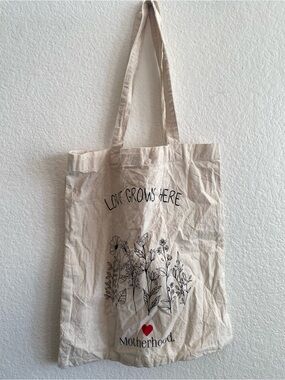 Love Grows Here Canvas Bag